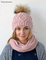 Шапка зимова Мілана для дівчаток і дорослих