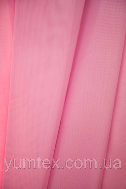 Тюль шифон гарден, розовые цвета внутри - фото 1 - id-p64351162