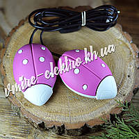 Сушарка для взуття Сонечко рожева з білими крапками