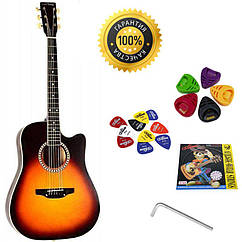 Гітара акустична Trembita Leotone L-03 SB (струна, скарбничка, медіатор)