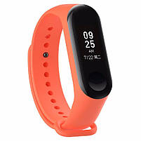 Ремінець для фітнес-браслету Xiaomi Mi Band 3 та 4 помаранчевий, фото 4