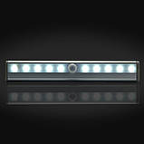 LED світильник з датчиком руху на батарейках (4хААА), фото 2