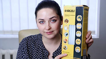 Стержні клейові Sigma Ø11.2*300мм 68шт 2кг прозорі (2711001)