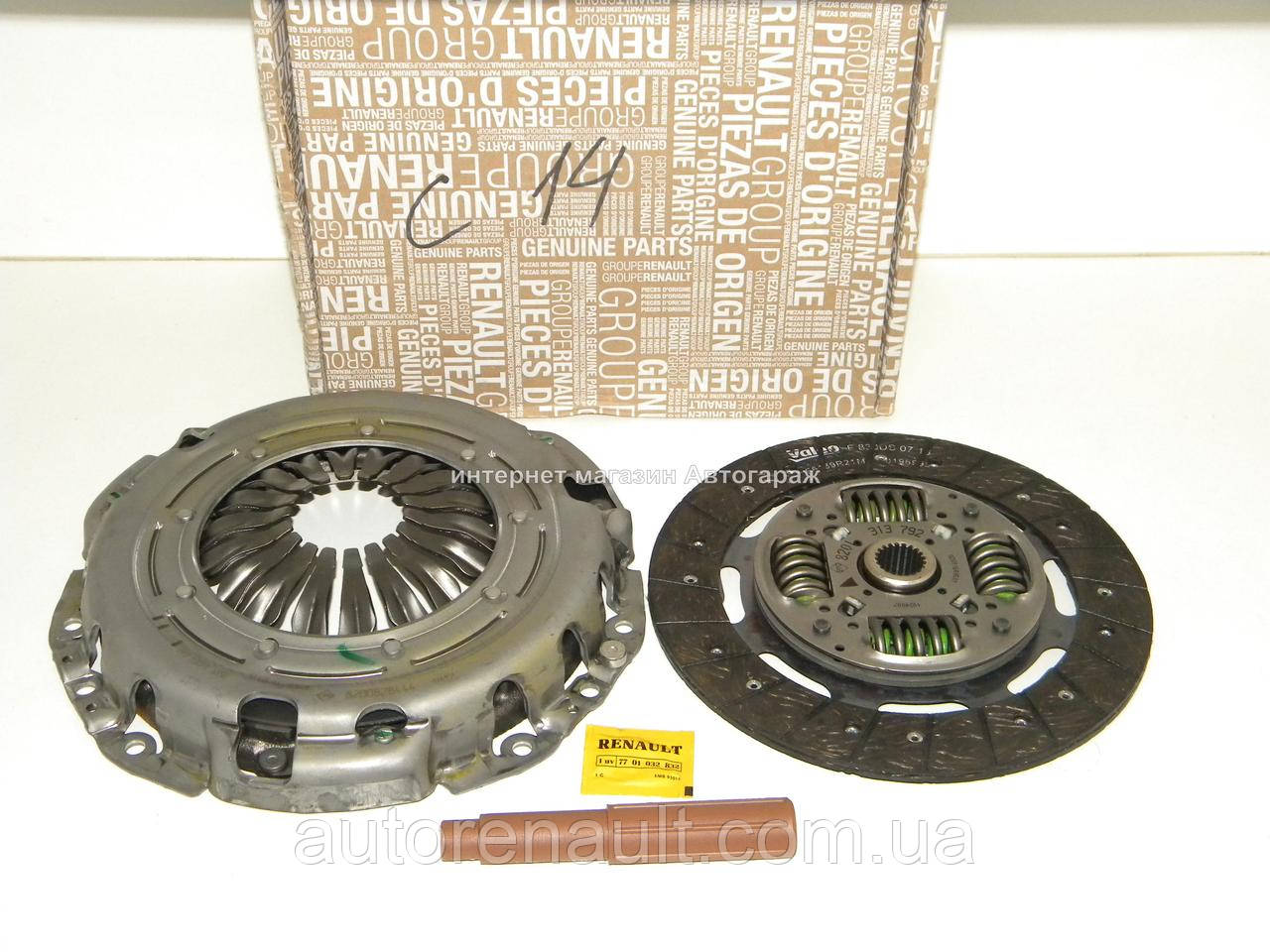 Комплект зчеплення на Рено Трафік 06-> 2.0 dCi + 2.5 dCi (146 к. с. ) — RENAULT ( Оригінал) - 7711134977, фото 1