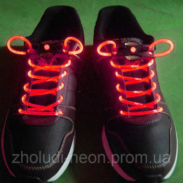 Светящиеся led шнурки синие 3-го поколения. - фото 2 - id-p64362583