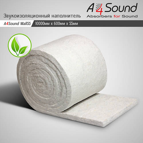 Купить Звукоизоляционный акустический наполнитель A4Sound Wall 55, 10х0 ...