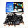 Гірлянда Нитка Конус-рис LED 200 синій, чорний провід, фото 2