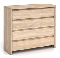 Комод на чотири ящики Каспіан 009 корпус та фасад ДСП Дуб сонома (БРВ-Україна TM)
