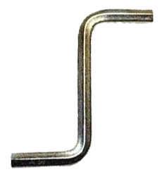 Ключ конфірматний 4 мм S-подібний