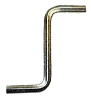 Ключ конфірматний 4 мм S-подібний