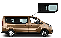 Бічне скло Renault Trafic 2014-2018 з кватиркою праве