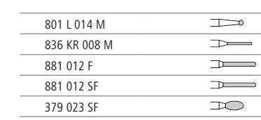 Набір для препарування під вініри Dr. Olschowski (Німеччина), фото 2