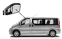 Бічне скло Opel Vivaro 2001-2014 переднє ліве опускне
