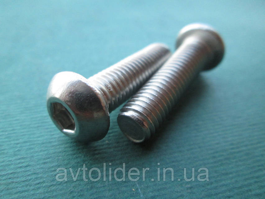 いそNo.6 Винт М5х16 10,9 ISO 7380-2 c полукруглой головкой с буртиком