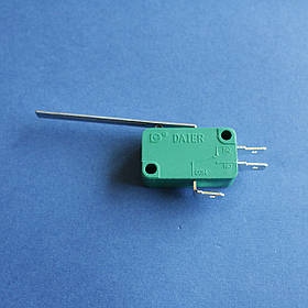 Мікровимикач KW1-103 для мікрохвильової печі (на три контакти, з довгою планкою)