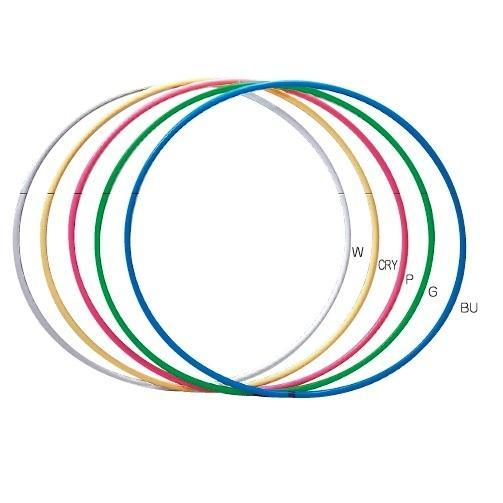 Обруч кольоровий, металевий гімнастичний SPORTKO арг.ОГ1 d 900 мм, фото 1