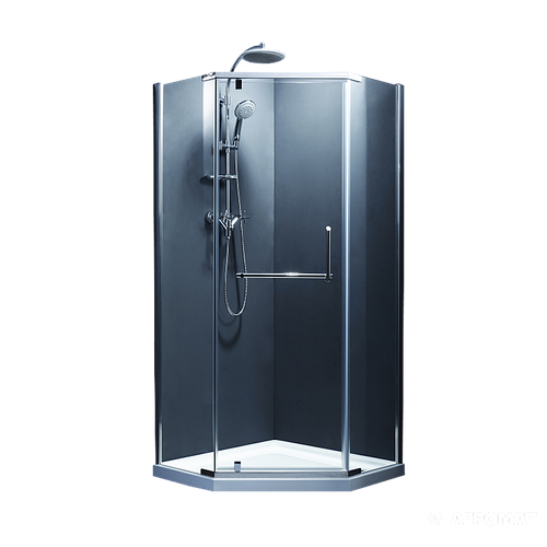 Купить Душевая кабина Devit Comfort FEN0223G пятиугольная 100х100 см ...