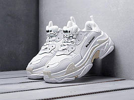 Кросівки Balenciaga Triple S White (Кросівки Баленсіага Тріпл З білі жіночі і чоловічі розміри 36-45)