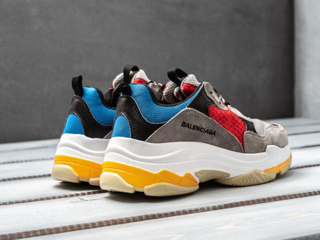 Balenciaga Triple S Grey Red Blue