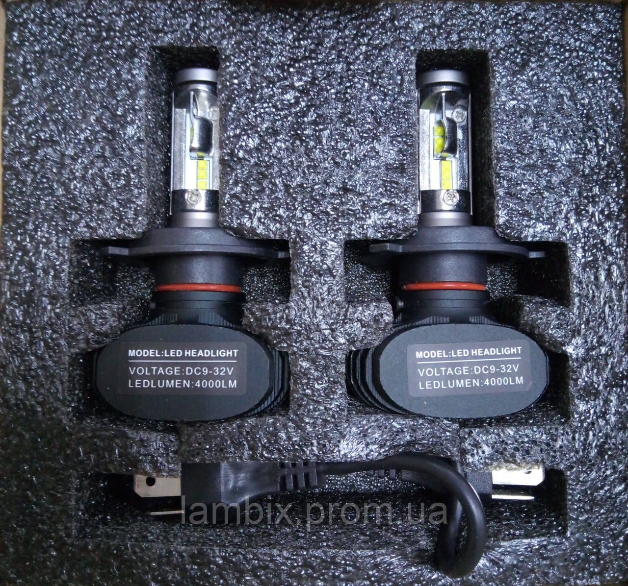 LED лампы для фар H4 H/L (4000LM) (6000K), цена 434 грн — Prom.ua (ID ...