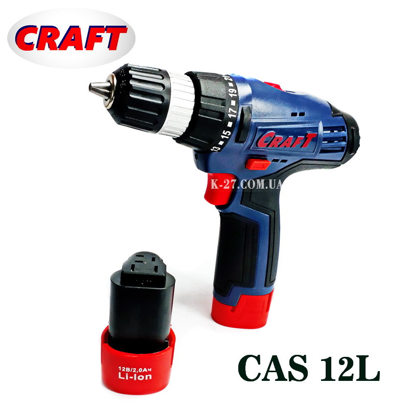 Акумуляторний шуруповерт CRAFT САЅ-12L (Li-Ion)