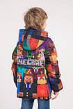 Куртка весна-осінь з принтом "Minecraft", 134,140 зростання, фото 3