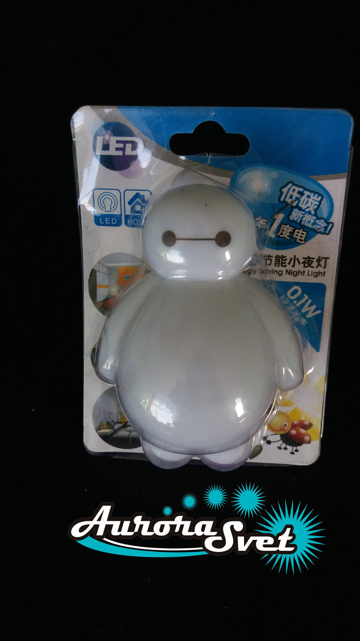 Дитячий нічник від мережі AC220V. Нічник у розетку. LED нічник.