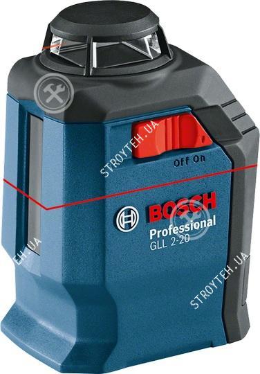 Лінійний лазерний нівелір + BM3 + кейс Bosch GLL 2-20 Professional