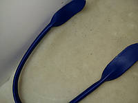 Ручки для сумки (натуральная кожа), 60 см, цв.синий