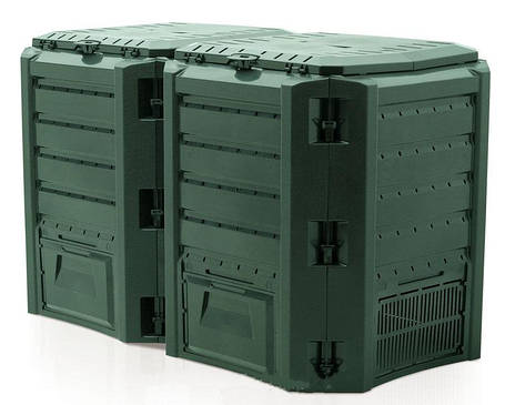 Компостер садовий PROSPERPLAST MODULE COMPOGREEN 800 л, зелений, фото 1