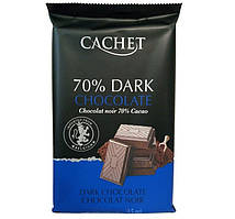 Бельгійський шоколад Cachet (70% CACAO) 300 г