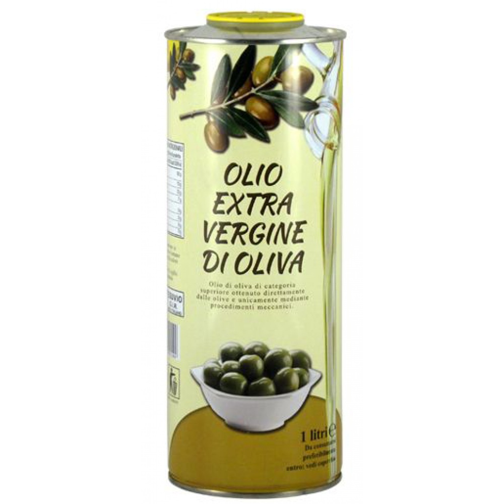 Оливкова олія в бляшаній банці Vesuvio Olio Extra Virgine di Olive, 1 л Італія