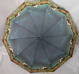 Зонт жіночий напівавтомат з містами на 10 спиць від фірми "Mario" MR145/ Парасольку "антиветер", фото 7