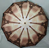 Зонт жіночий напівавтомат з містами на 10 спиць від фірми "Mario" MR145/ Парасольку "антиветер", фото 4