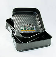 Набір квадратних роз'ємних форм для випікання (3 шт./наб) з антипригарним покриттям 24,26,28 Empire EM-9833