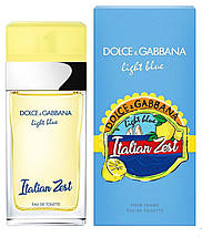Dolce & Gabbana Light Blue Italian Zest туалетная вода 100 ml. (Дільче Габбана Лайт Блю Італія Зест), фото 2