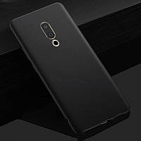 Чохол Meizu 15 Plus 5.95" силікон soft touch бампер чорний