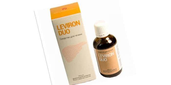 Средство для восстановления и очищения печени Leviron Duo Левирон Дуо - фото 1 - id-p690156729
