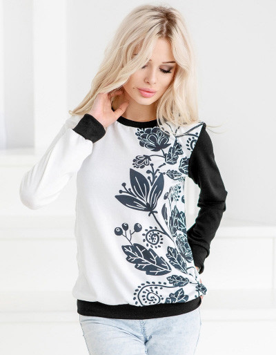 Свитшот с принтом Кофта с принтом