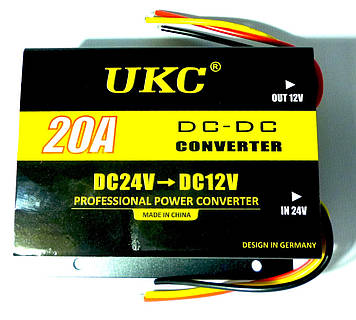 Перетворювач DС/DC 24V/12V 20A