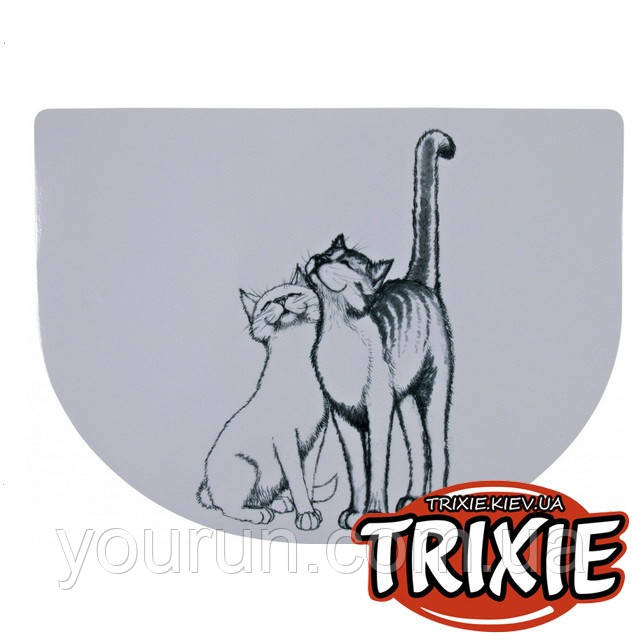 Trixie (Тріксі) Килимок "Pussy Cat" під миски для котів 40*30см, фото 1