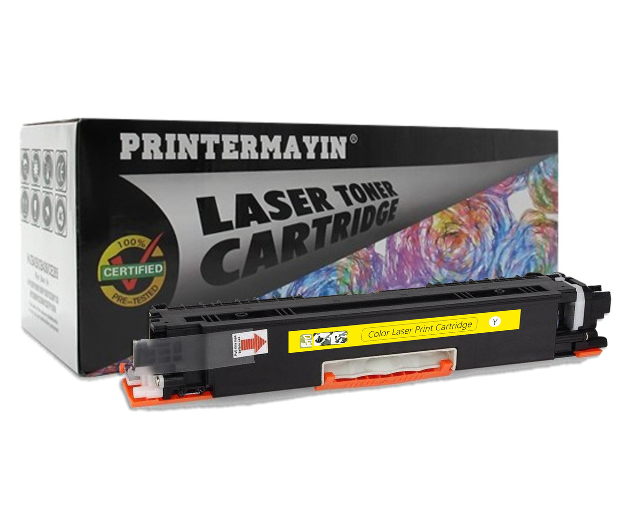 Картридж Canon 729 Yellow аналог сумісний з жовтим кольором (1.000 стор.) PrinterMayin, фото 1