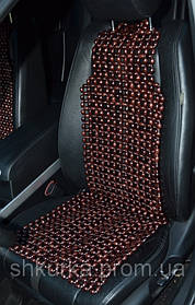 Дерев'яна накидка масажна на автокрісло