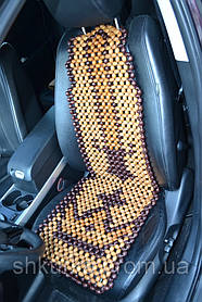 Дерев'яна накидка масажна на автокрісло