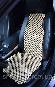 Дерев'яна накидка масажна на автокрісло