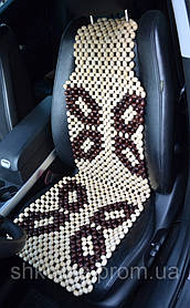 Дерев'яна накидка масажна на автокрісло