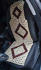 Дерев'яна накидка масажна на автокрісло
