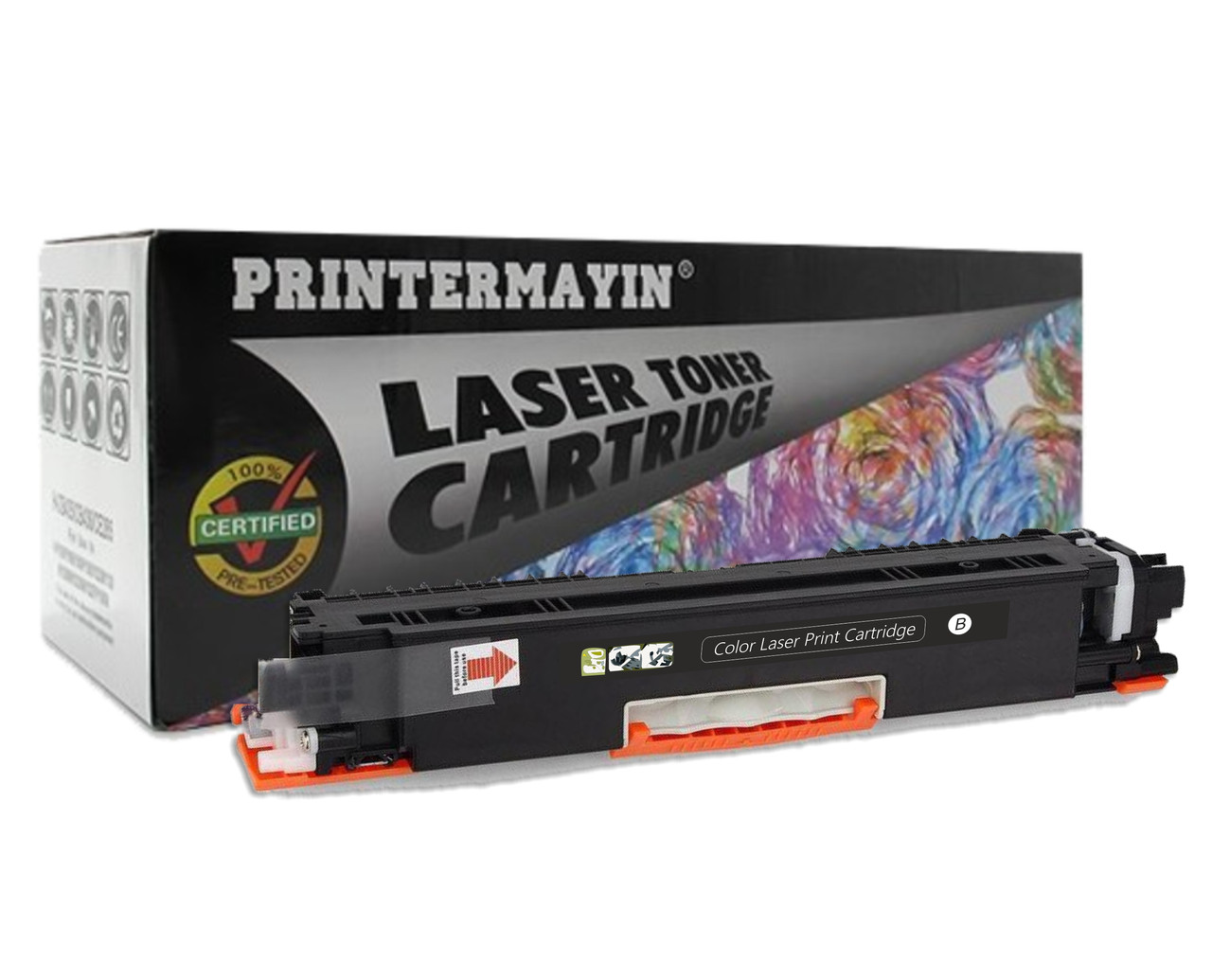 Картридж Canon 729 Black аналог сумісний з чорним тонером (1.000 стор.) PrinterMayin, фото 1