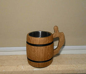 Пивний бокал з дерева