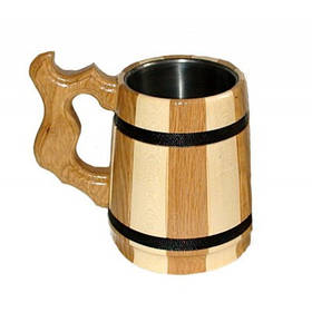 Пивний бокал з дерева